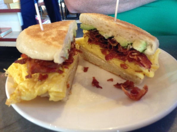 The Commuter Sandwich with Bacon